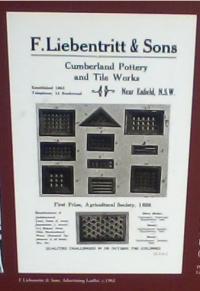 F.Liebentritt & Sons Clay Wall Vent Catalog